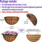 LaLaGreen Large Wall Planter Outdoor - Image 2