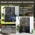 Metal Privacy Screen Outdoor 6FT – Freestanding Laser Cut Steel Garden Divider - Image 7