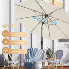 Ayge 9FT Large Outdoor Patio Umbrella Market Table Umbrella-UV Resistant - Image 6