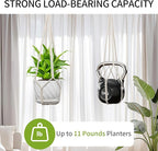 Macrame Plant Hanger, Fits 4-13 Inch Pots, Boho Hanging Plant Holder - Image 4