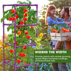 3 Pack Tomato Cages, Square Tomato Plant Stakes Support Cages Trellis - Image 5