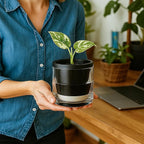 D'vine Dev 4 Inch Design Self Watering Planter - Image 7