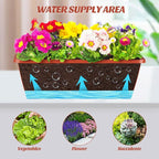 CADUKE Railing Planter Boxes Deck 2 Pack Railing Flower Box - Image 7