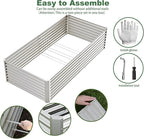 8x4x2ft Raised Garden Beds Kit, Galvanized Planter Garden Boxes Outdoor - Image 3