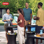 Keter Pacific Cool Bar Outdoor Patio Furniture and Hot Tub Side Table - Image 2