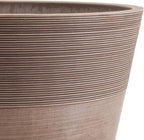 PSW Pot Collection FM35TP 14-inch Plastic/Stone/Wood Composite Large Ribbed - Image 3