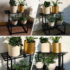 Metal Plant Stand, Foldable Heavy Duty Indoor, Window Iron Plant Shelf - Image 8