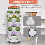 VECELO 7 Tier Vertical Garden Planter, Self Watering Stackable Planters - Image 5