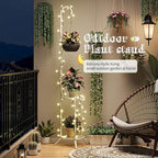 Plant Stand with Hooks Indoor Outdoor Corner Tall Plant Stand Heavy-Duty Metal - Image 6