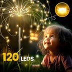 GIGALUMI Garden Decor Outdoor Lights 120LED 8Pack, Solar Garden Lights - Image 7
