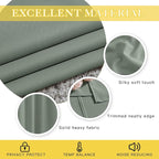 NICETOWN Sage Green Sliding Glass Door Curtain, Grommet Thermal Insulated - Image 5