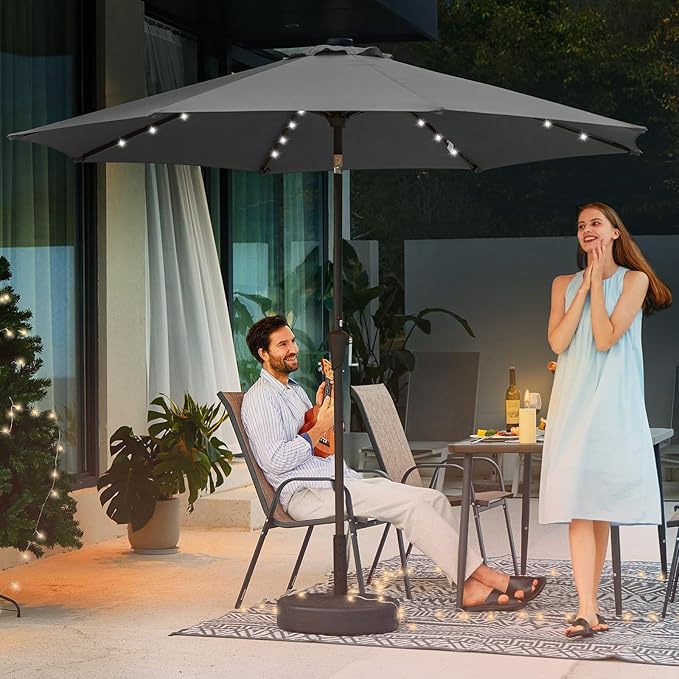 JEAREY 9FT Outdoor Patio Umbrella - Image 8