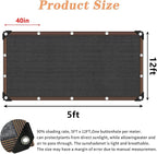 Shade Cloth for Plants Greenhouse, 80-90% Sunblock Shade Sails for Outdoor - Image 2