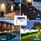Peasur 16Pack Solar Motion Sensor Lights Outdoor Waterproof, 140LED 3 Modes - Image 5