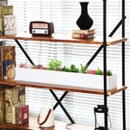 32 x 3.5 x 3.5 Inch Long Rectangular Planter Box Window Sill Plant Box Metal - Image 2