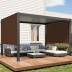 17x6.8 Ft Universal Pergola Replacement Canopy, Outdoor Canopy Shade Cover - Image 4
