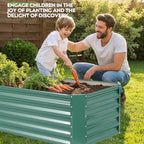 ZORMY 6×2×1.4ft Galvanized Raised Garden Bed Kit, Metal Planter Boxes Outdoor - Image 4