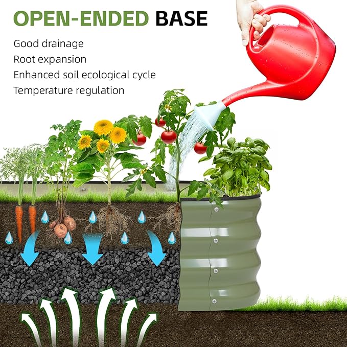 3-in-1 Modular Raised Garden Bed Kit - Image 7