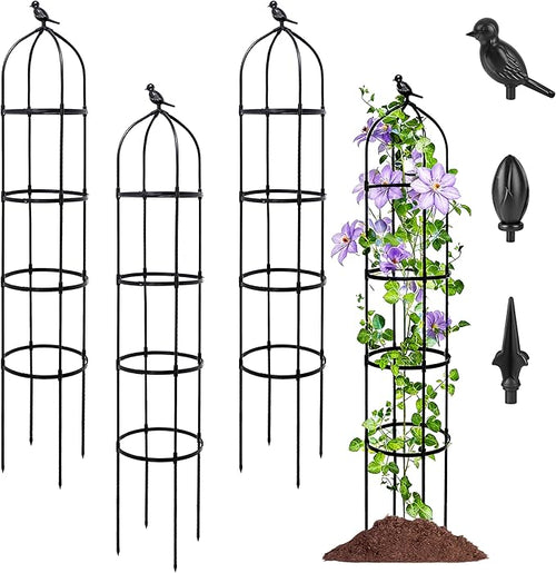 4-Pack 6FT Garden Obelisk Trellis by TCBWFY