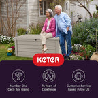 Keter Westwood 150 Gallon Resin Large Outdoor Storage Box - Image 9