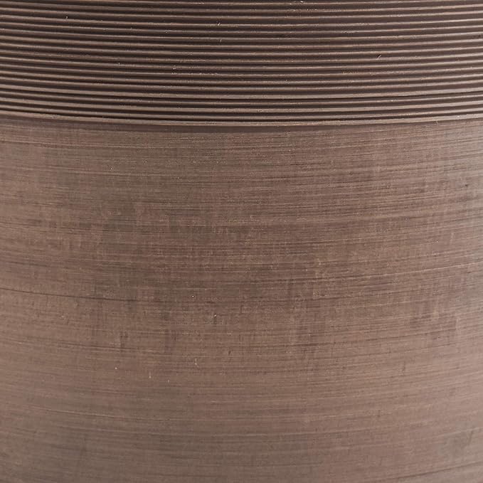PSW Pot Collection FM35TP 14-inch Plastic/Stone/Wood Composite Large Ribbed - Image 5