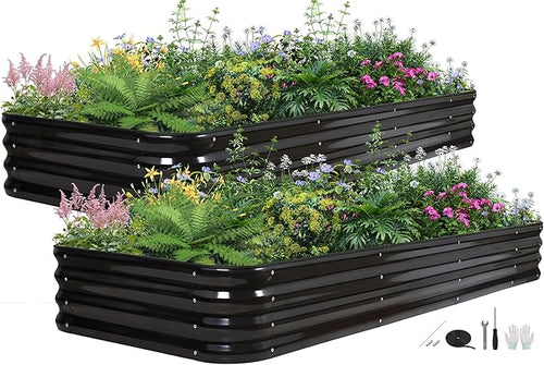 5 in 1 Galvanized Raised Garden Bed by BIRDSINYARD
