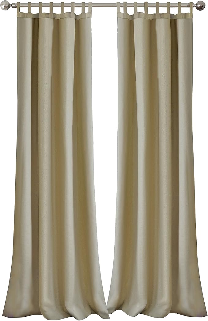 Elrene Home Fashions Matine Weatherproof Tab-Top Indoor/Outdoor Solid Color by ElreneHomeFashions