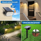 Solar Spot Lights Outdoor 6 Pack, Solar Landscape Spotlights Waterproof - Image 2