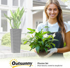 Outsunny 23.6 Inch Tall Planters - Image 9