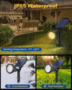Solar Spot Lights Outdoor, 10 Pack Outdoor Solar Lights - Image 5