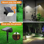 WELALO Solar Spot Lights Outdoor, Solar Landscape Spotlights, Solar Powered - Image 3
