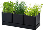 D'vine Dev Herb Garden Planter Set, Plastic Plant Pots by DvineDevPlanterPotsandStand