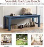 Stoog Backless Outdoor Bench, 2-Person Patio Benches - Image 7