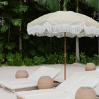 AMMSUN 6.5ft Boho Outdoor Umbrella - Image 5
