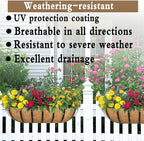 2pack 16-inch Window Sill Window Railing Planters - Image 3