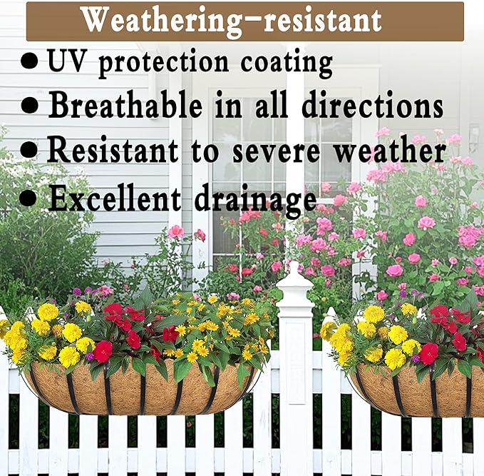 2pack 36-inch Window Sill Window Railing Planters - Image 3