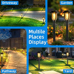 12 Pack Solar Pathway Lights Outdoor, Dusk to Dawn Solar Lights Outdoor - Image 6