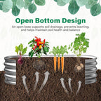 TATAANTY Galvanized Raised Garden Bed - Image 4