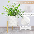 ARNIS Modern Planter Pots, Decorative Planters, Metal Pots - Image 4