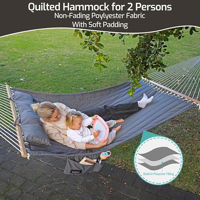 Double Quilted Fabric Hammock - Image 2