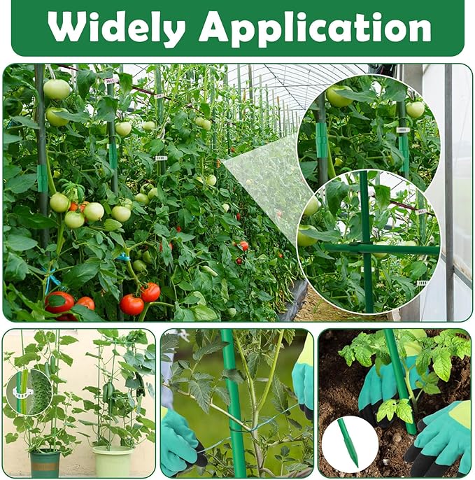 Cludoo 232PCS Garden Stakes Set - Image 5