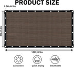 Sun Shade Cloth with Grommets, 90% UV Protection Shade Fabric, Pergola Shade - Image 2
