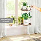 2 Tier Macrame Plant Hanger | Plant Hanger Indoor, Hanging Planter | Hanging - Image 6