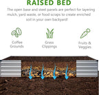 2PCS 7x3x1ft Galvanized Raised Garden Bed Kit, Metal Planter Box - Image 3