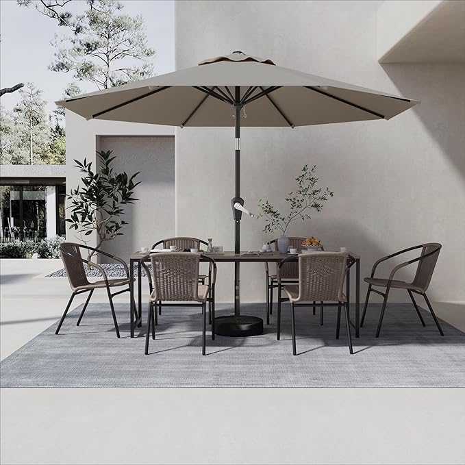 AreShark 9 FT Patio Umbrella for Outdoor, Outdoor Umbrella - Image 6