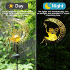 ZKLiLi Solar Lights Garden Decorations, Moon Fairy Light, Solar Statues Outdoor - Image 3