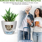 12 Inch Large Self Watering Pots, Flower Pots - Image 5