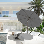 JEAREY 9FT Outdoor Patio Umbrella Outdoor Table Umbrella - Image 4