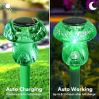 Solar Lights Outdoor, St Patricks Day 8 Pack Mushroom Landscape Lights - Image 2