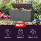 Keter Marvel Plus 71 Gallon Resin Outdoor Storage Box - Image 11